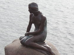 Копенгаген, скульптура Русалочки